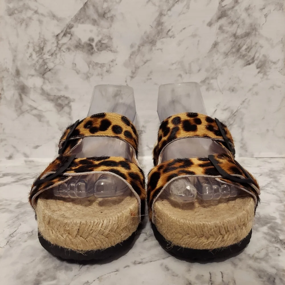 🆕️brand new manebi leopard print sandals - Picture 3 of 11